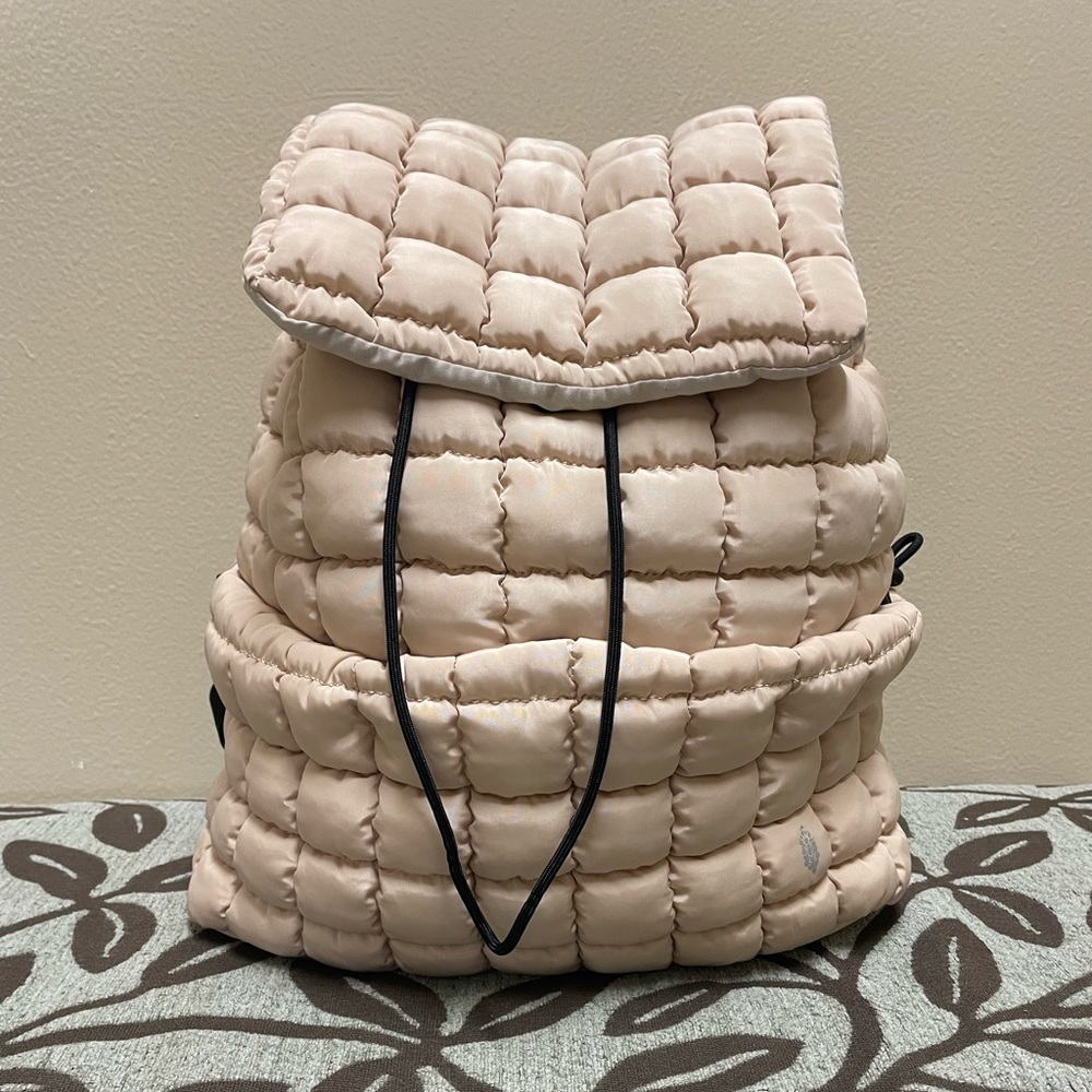 Free People Back pack cream color